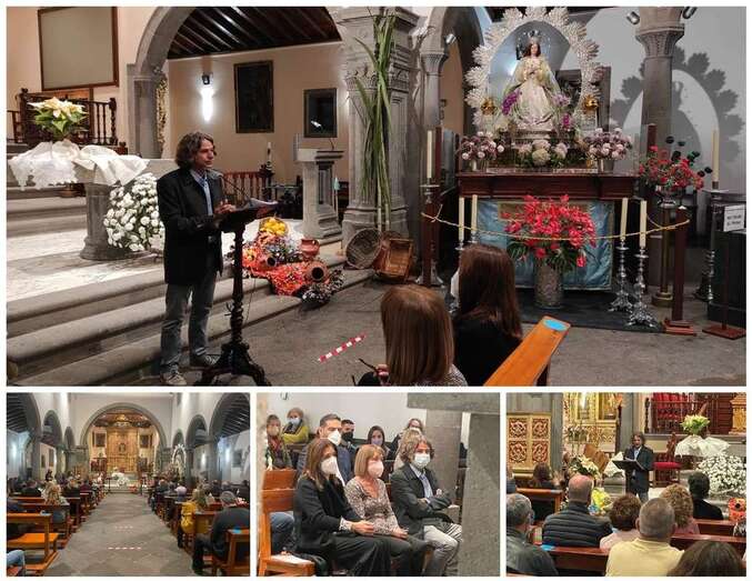 La lectura del pregón tuvo lugar en la Iglesia de La Concepción/TA.